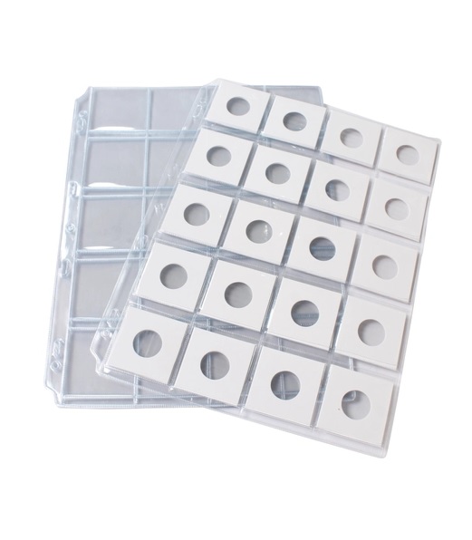 Coin Holder Sheets 25mm – Pack of 10 | For Coin Collection & Storage – Atozshopi