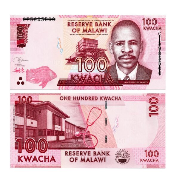 100 Kwacha – Malawi Banknote | UNC Condition | World Currency | 1 Pcs - Atozshopi