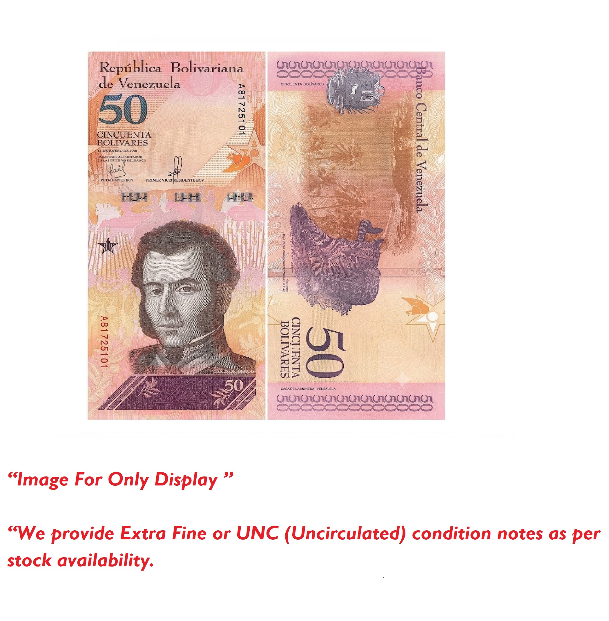 Venezuela-50 Bolivares